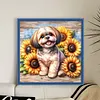 Shih Tzu Dog-11CT Stamped/Counted Cross Stitch 40*40cm tapestrymarket