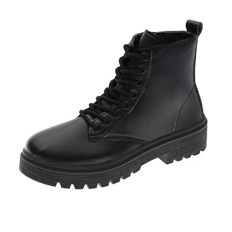 Breakj Breakj Boots Women 2025 New Lady British Wind Black Increases Short Boots