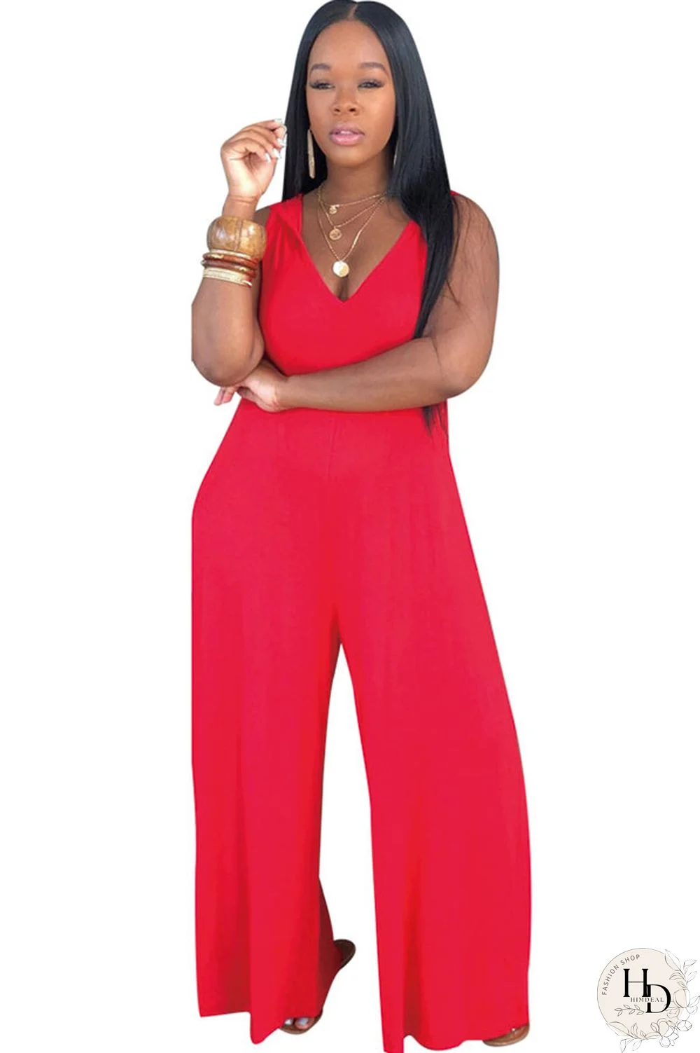 Yellow Sexy Fashion Patchwork Solid Polyester Sleeveless Slip