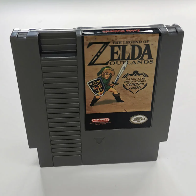 The Legend of Zelda: Outlands For Nintendo NES - 8 Bit Game Cartridge