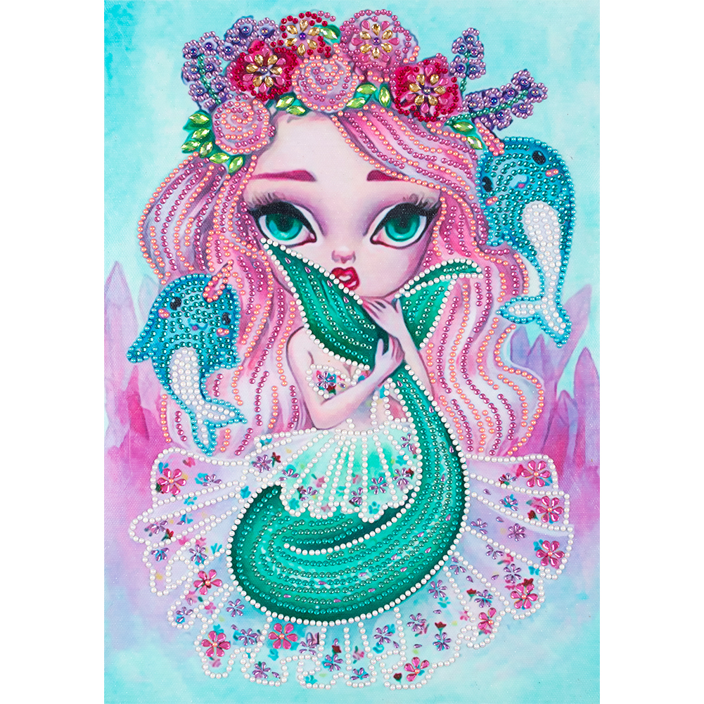 

Girl - Special Shaped Diamond Painting - 30*40CM, 501 Original