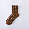 3D Jacquard Floral Medium Height Women Socks 10 Pairs