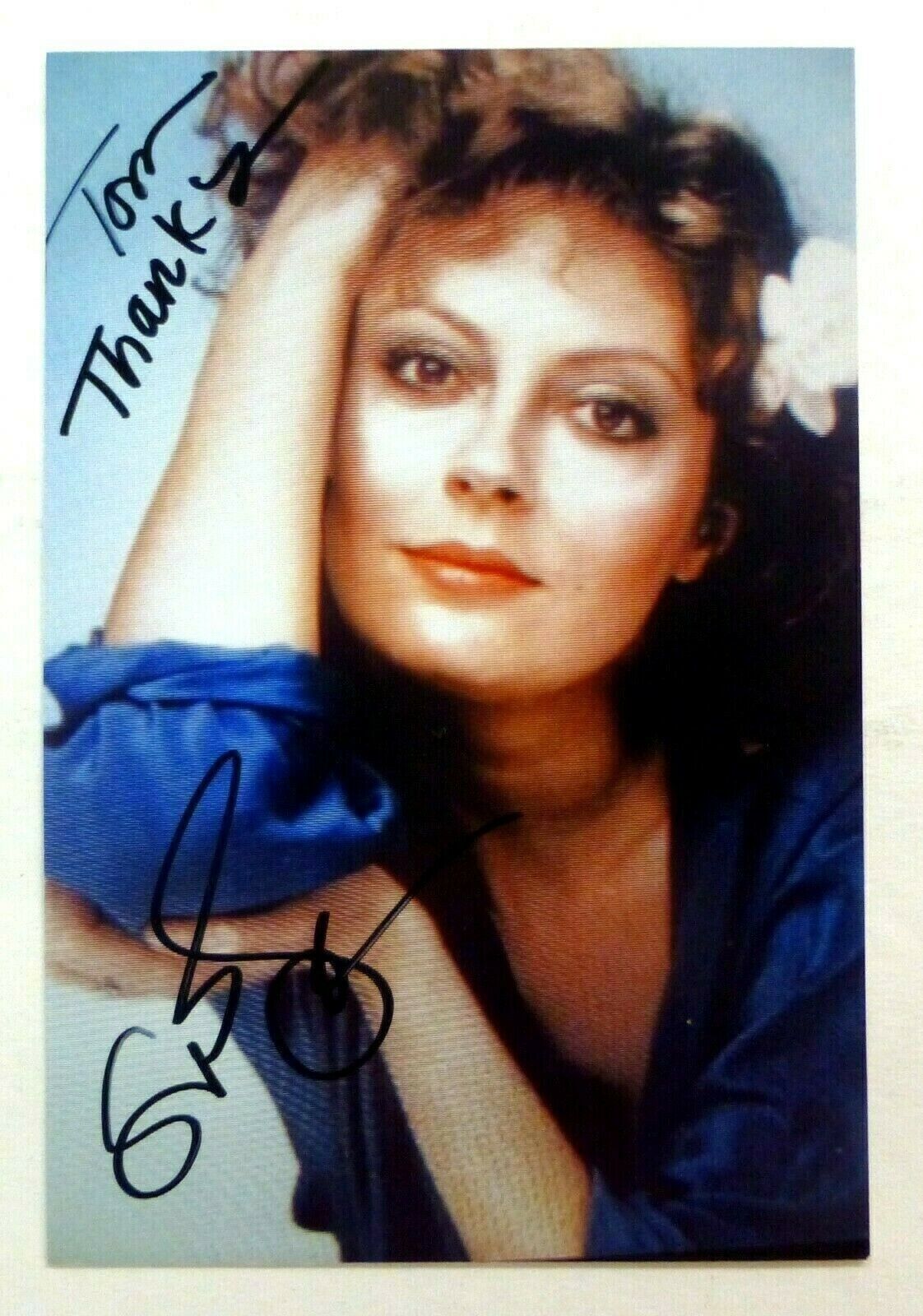 SUSAN SARANDON Autographed 4X6 Photo Poster painting PC103 Rocky Horror Dead Man Walking