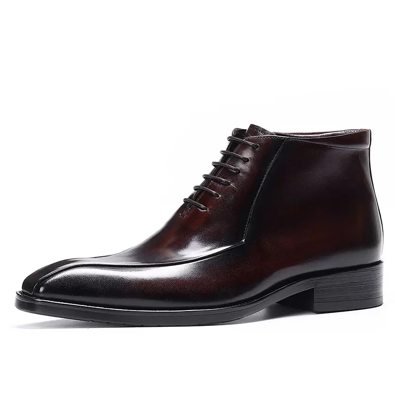 Hand Polished Oxford Zipper Business Boots DANRRIO.COM DANRRIO
