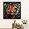 Diamond Painting-DIY Full Round Drill Tiger(40*40 CM)