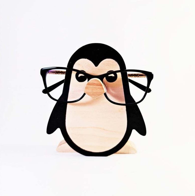 Murray-Handmade Penguin Eyeglasses Stand