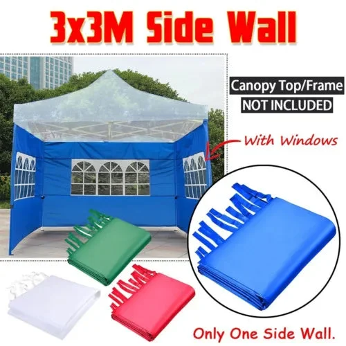 Outdoor Camping Tent Awning Canopy Side Wall Waterproof Sun Shade Shelter