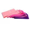 5PCS Pink Gradient Tension Fitness Resistance Band Elastic Band Latex Tension Yoga