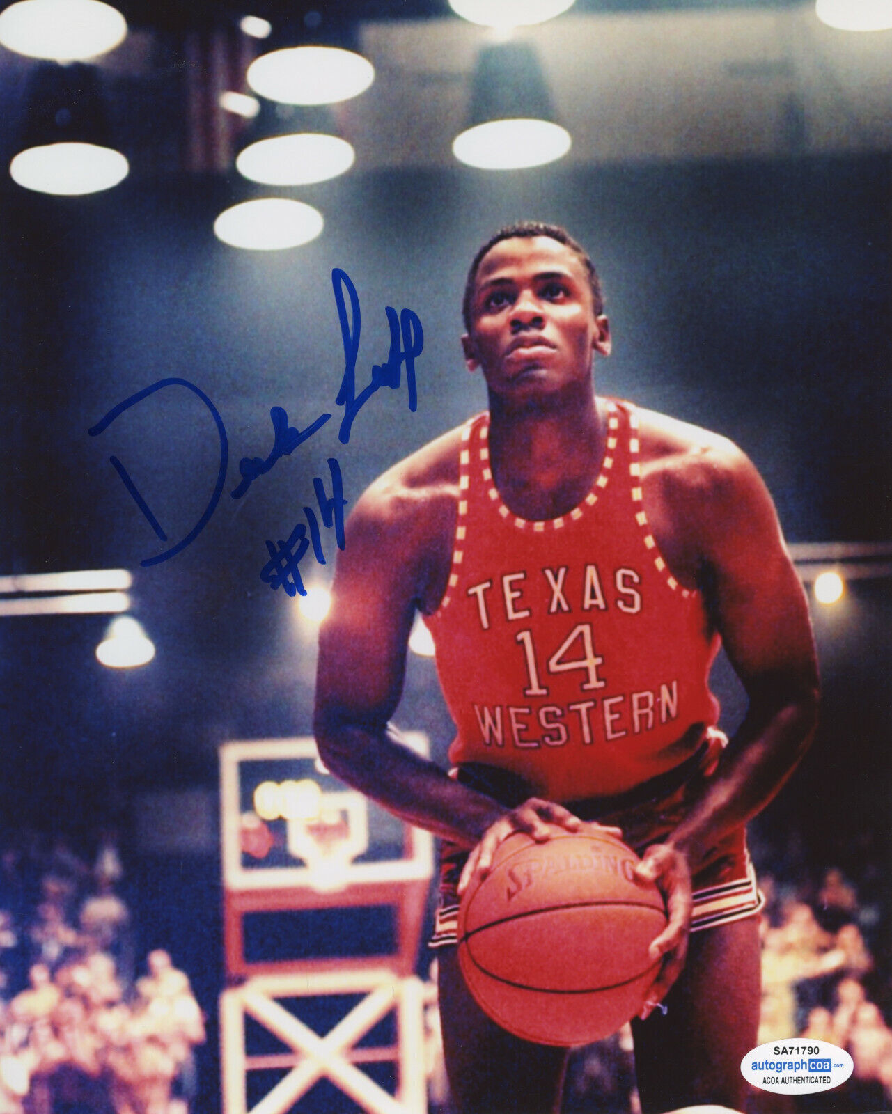 DEREK LUKE SIGNED GLORY ROAD