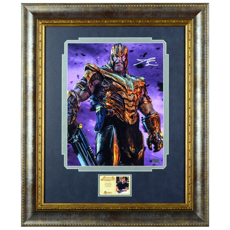 Josh Brolin Autographed Avengers Endgame Thanos 11x14 Framed Photo Poster painting