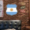 Argentine Flag - Shield Vintage Metal Signs(12*12Inch)