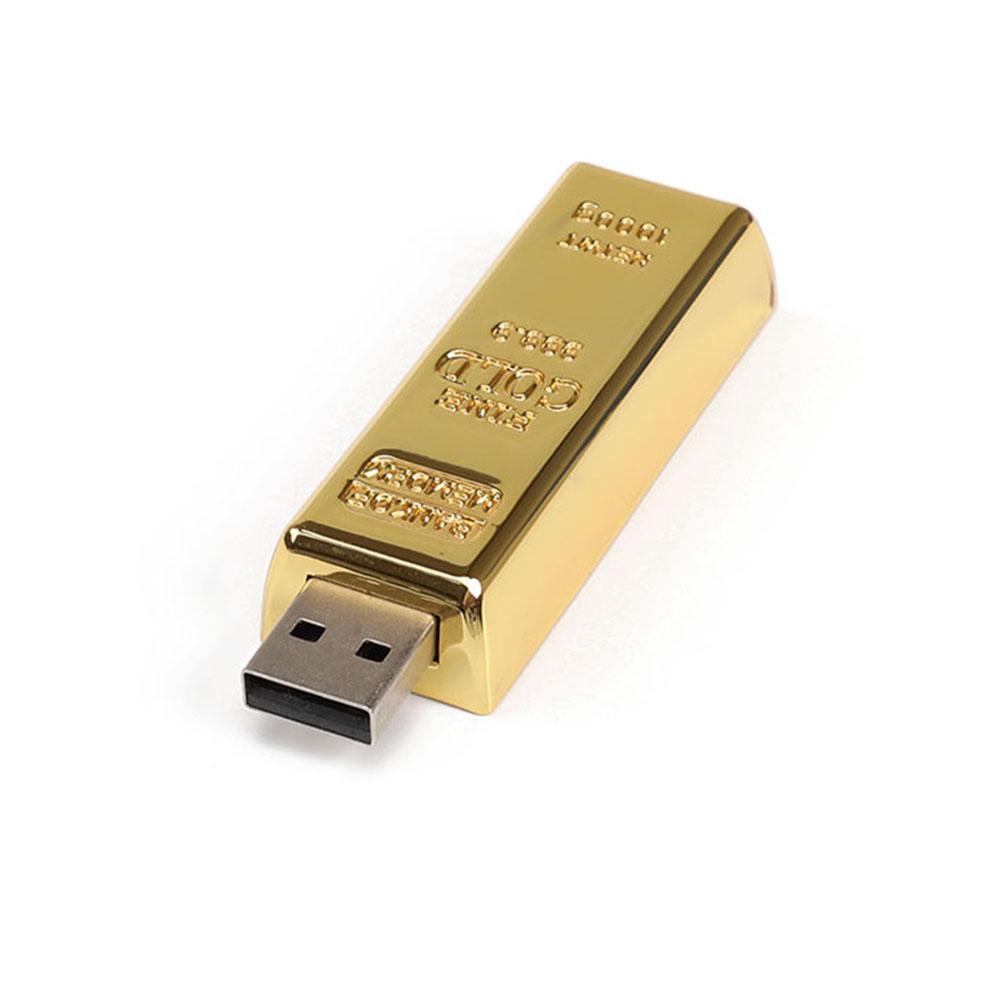 

Bullion Gold Bar USB2.0 Flash Drive Memory Pen Drive Mobile U Disk, 501 Original