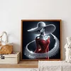 (40*40cm)Lady - Full Round Drill Diamond Painting