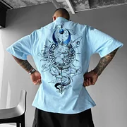 Unisex Casual Totem Print T-shirt Lixishop 