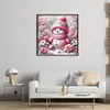 (Multi-Style) Snowman-11CT Stamped Cross Stitch 40*40cm/15.75*15.75in