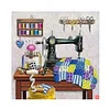 Diamond Painting-DIY Full Round Drill Sewing Machine(40*40 CM)