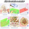 8PCS Wooden Diamond Painting Coasters Kits for Adults Kids (Gingerbread Man)