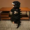 Dinosaur Skeleton Exoskeleton Plush Headgear + Back Accessory Set