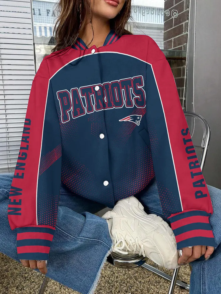 New England Patriots National Football League 2024 Make Your Mark Unisex Varsity Jacket