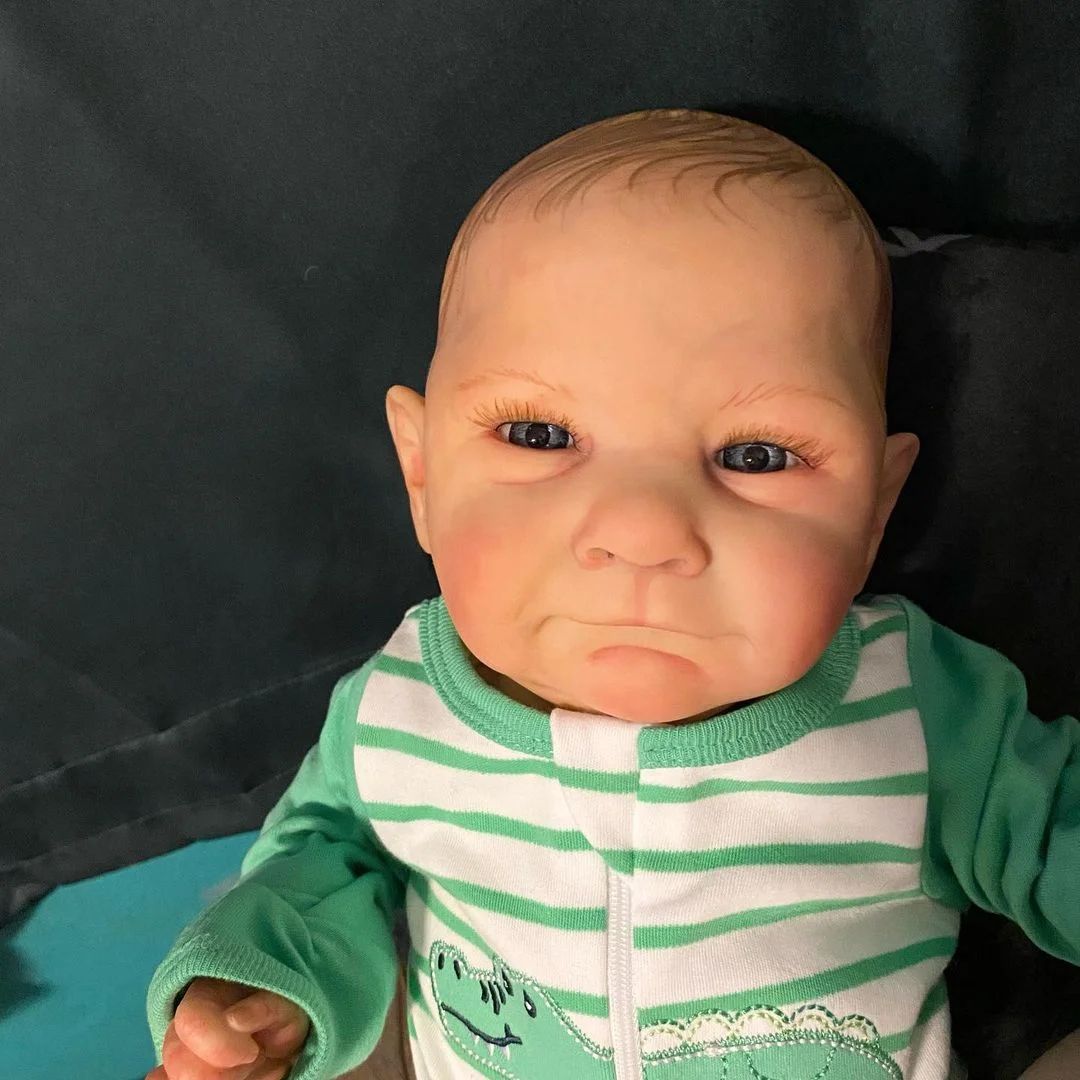 19.5'' Truly Lifelike Reborn Baby Jonah, Realistic Soft Vinyl Doll