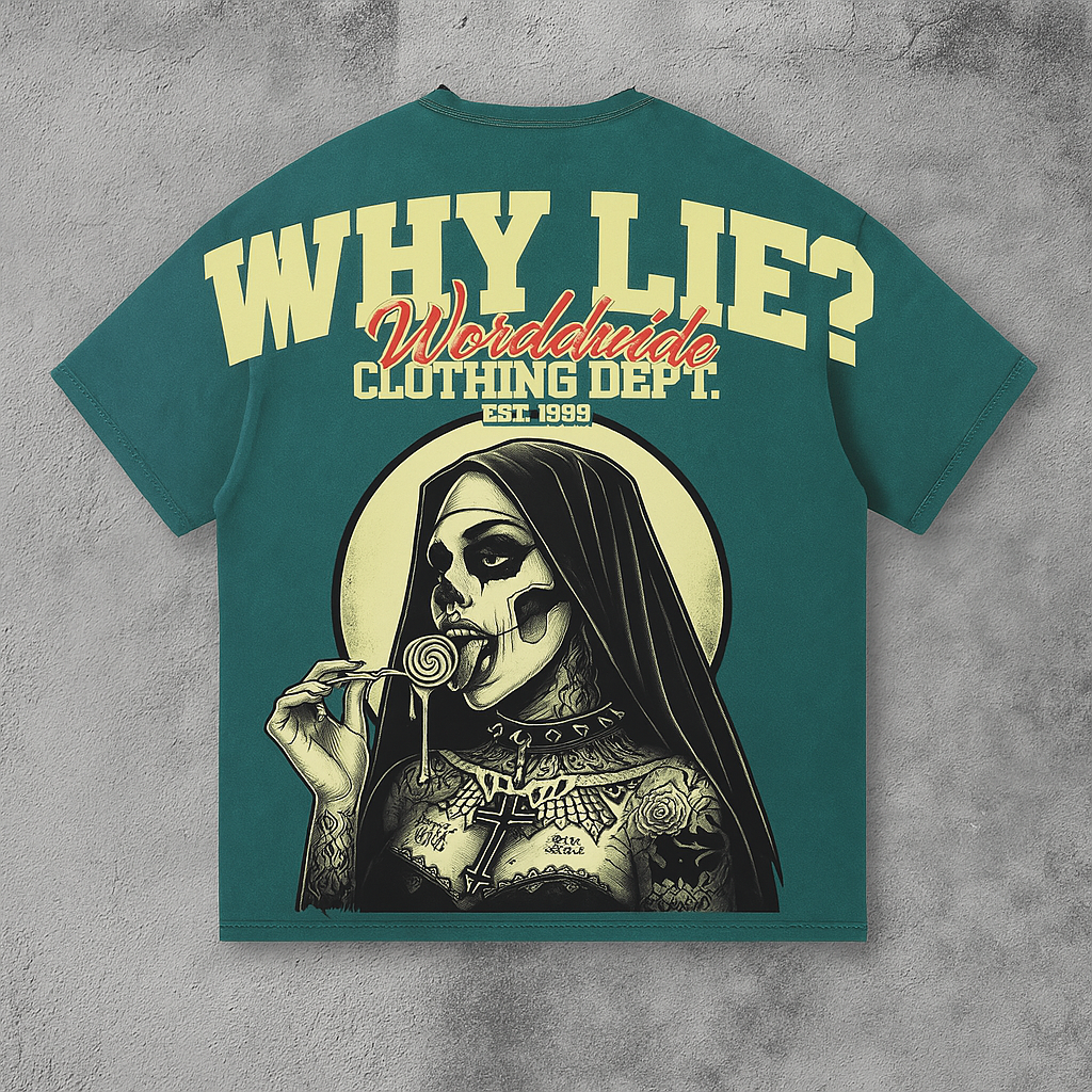 Satanic Print Short Sleeve T-shirt