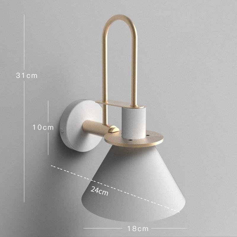 Modern Clarion Wall Lamp Modern Industrial Wall Light LED E27 Bedroom Living Room Restaurant Lights & Lighting Kitchen Aisle Bar