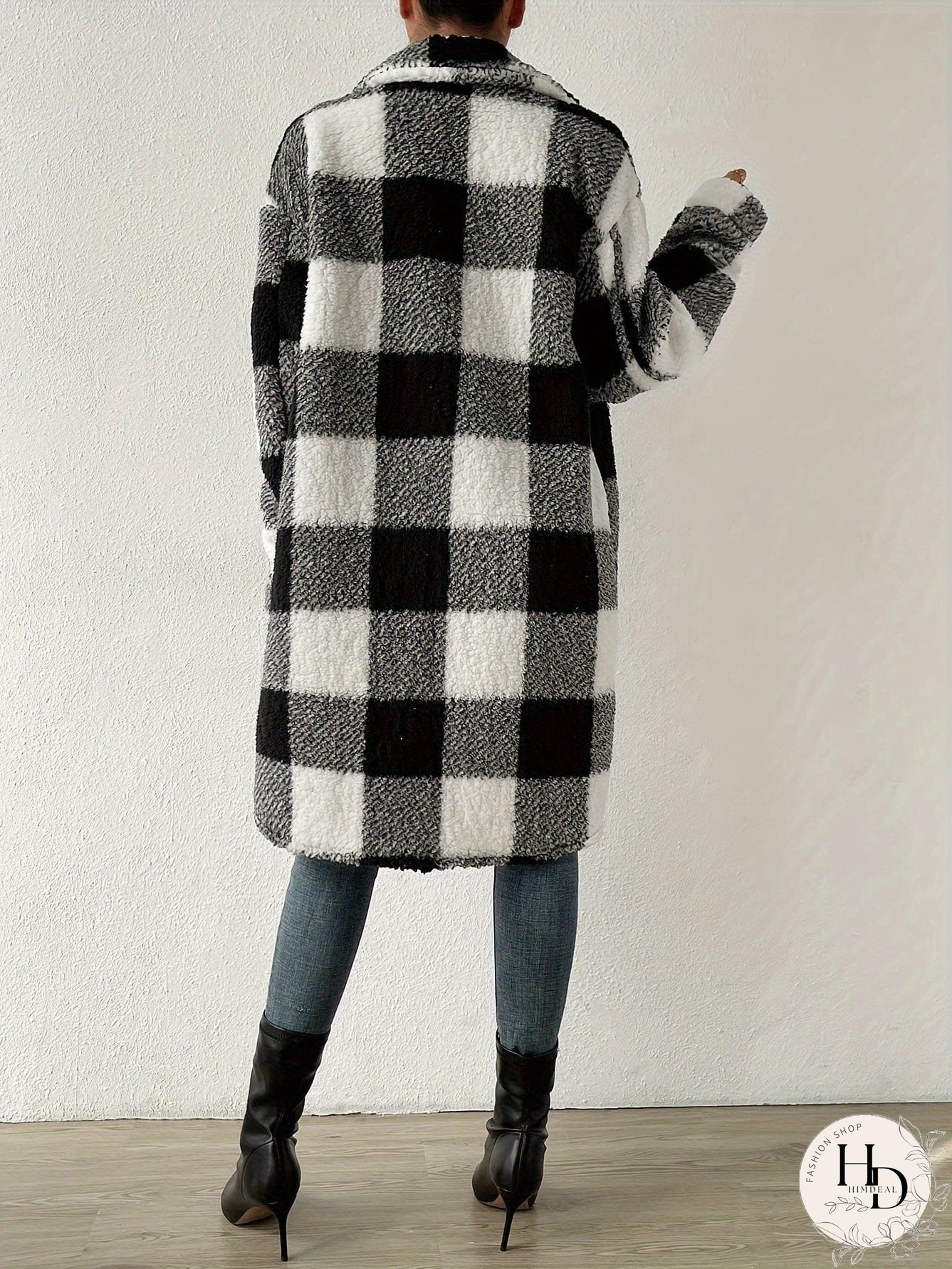 Winter Plaid Sherpa Jacket