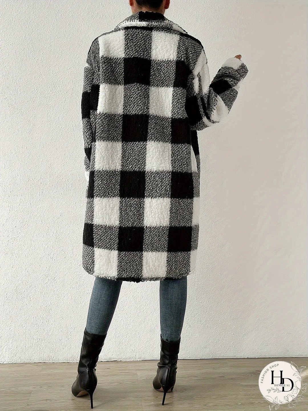 Winter Plaid Sherpa Jacket