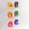 Transparent Round Figurines Display Stand Home Decor Wall Non-Yellowing Figurine Holder 