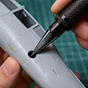 0-14mm Manual Hole Punch Heavy-Duty Multifunctional Hole Reamer Lightweight Car Shell Drilling Hole Opener for Woodworking Model Making DIY Crafts