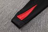Joyfball 2024/2025 Liverpool Half-Pull Training Suit Black Hoodies
