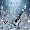 Guitar-11CT Stamped Cross Stitch 40*40cm/15.75*15.75in