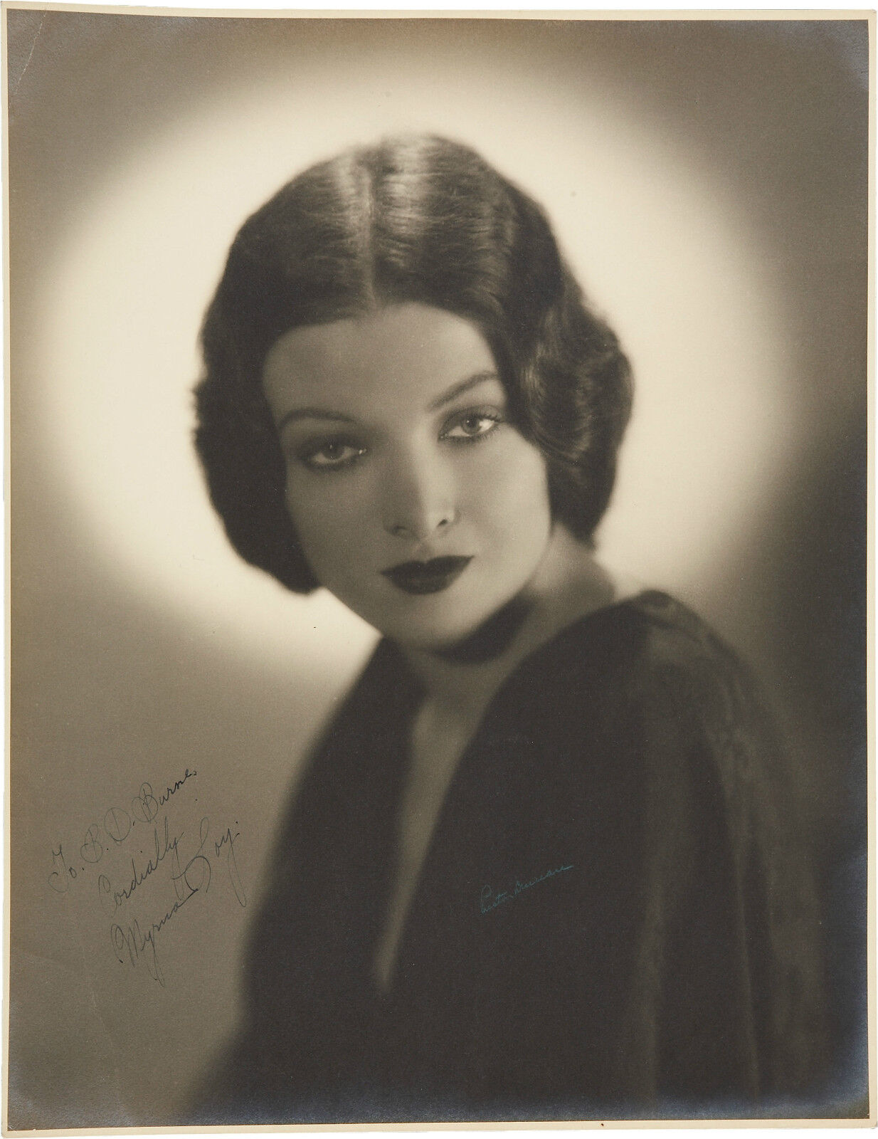 MYRNA LOY Signed Photo Poster paintinggraph - Stunning Film Actress - reprint