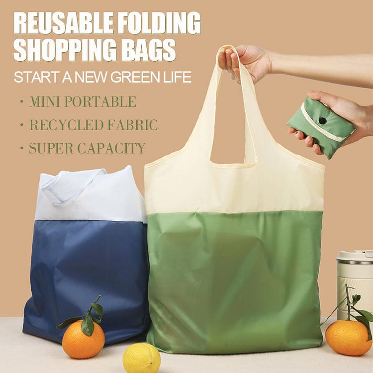 $19.99/2PCS Recycled Folding Shopping Bags(2PCS)