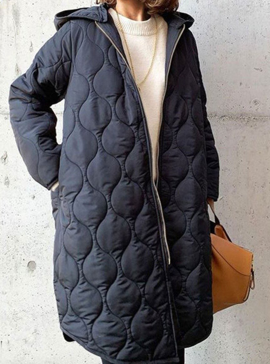 Casual Loose Cotton Cardigan Zipper Coat | EGEMISS