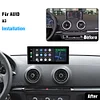 Ugode AUDI A3 2014-2018 year Apple CarPlay Android Auto Display Monitor Upgrade Autoradio Stereo 