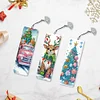 3Pcs Diamond Painting Christmas Tree Elk Truck Animals Bookmark for Book Lovers