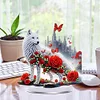 DIY Flower Wolf Acrylic Special Shaped Diamond Painting Desktop Ornament