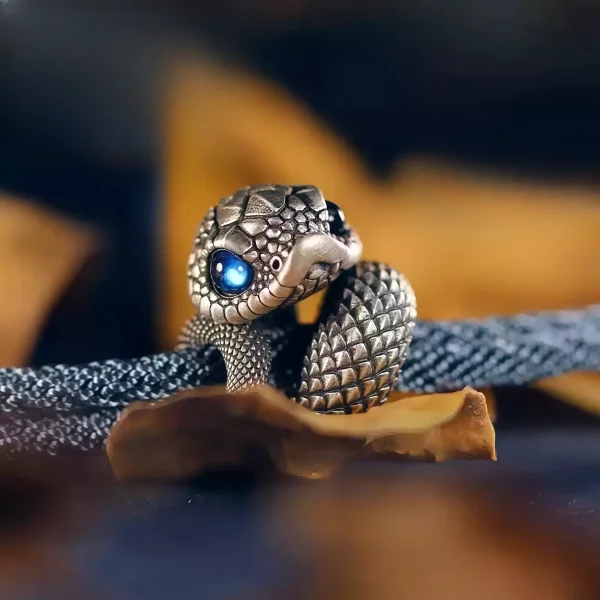 Sterling Silver Year of Snake Zodiac Bracelet
