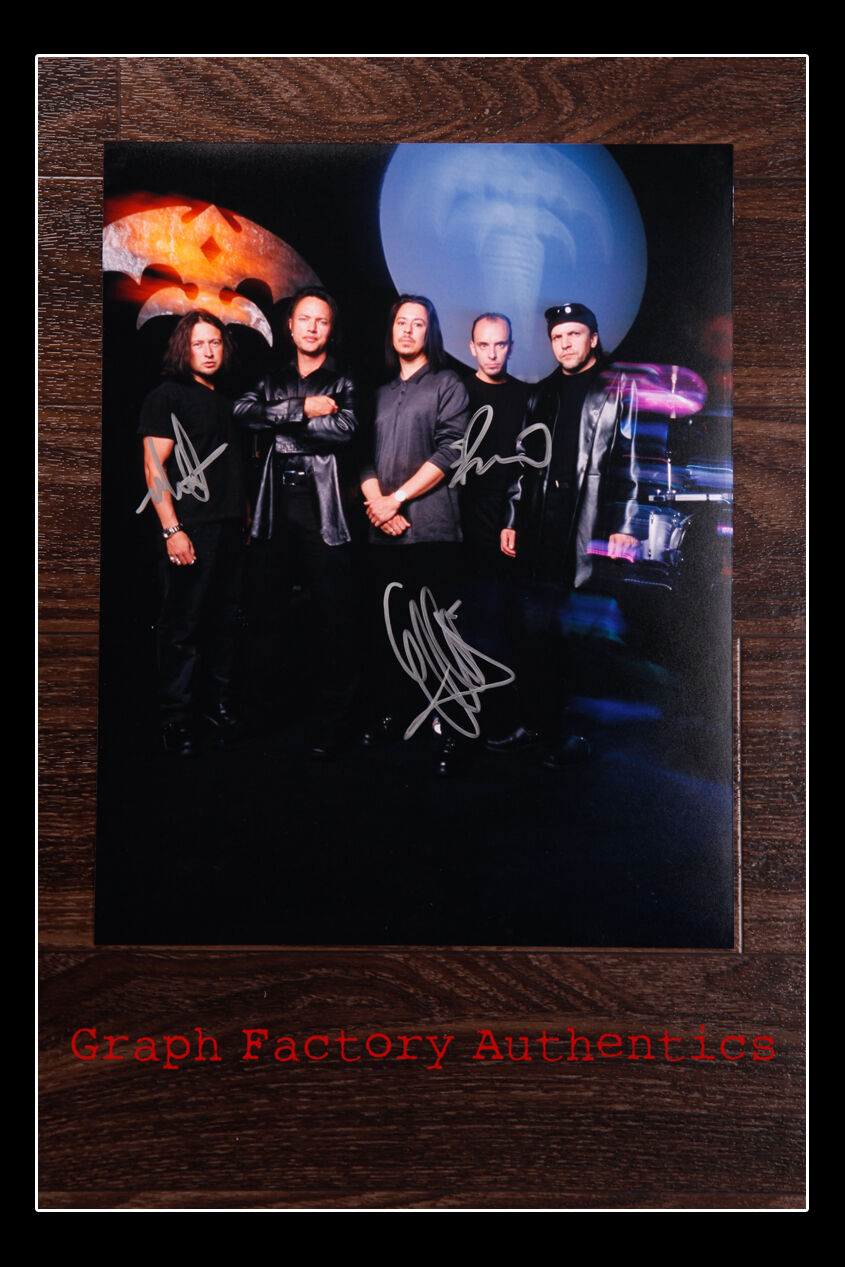 GFA Heavy Metal Rock Band * QUEENSRYCHE * Signed 11x14 Photo Poster painting AD4 COA