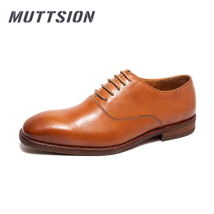 MUTTSION Handmade British Business Formal Oxford Stylish Leather Shoes MUTTSION.COM MUTTSION