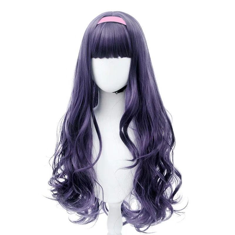 Cardcaptor Sakura: Clear Card Tomoyo Daidouji Deep Purple Cosplay Wig