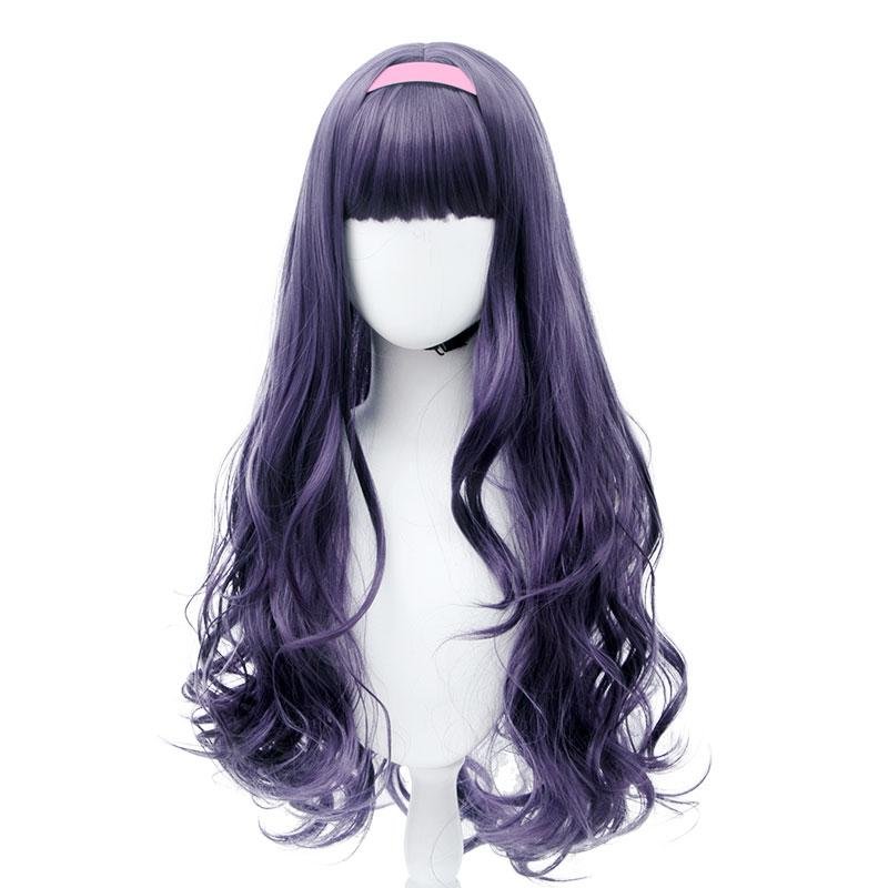 Cardcaptor Sakura: Clear Card Tomoyo Daidouji Deep Purple Cosplay Wig
