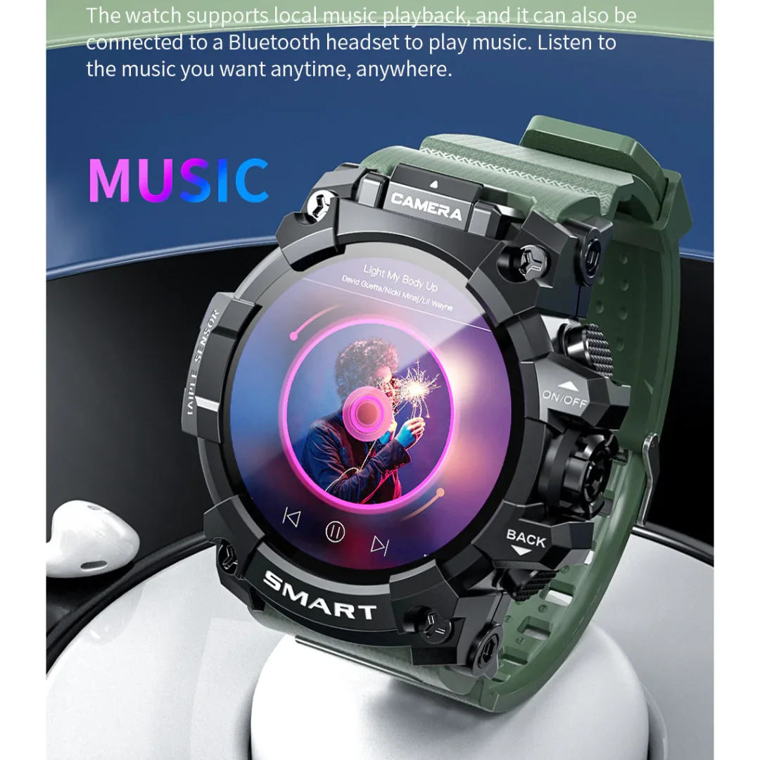 Video Call Wifi Internet Download GPS Positioning Smart Watch