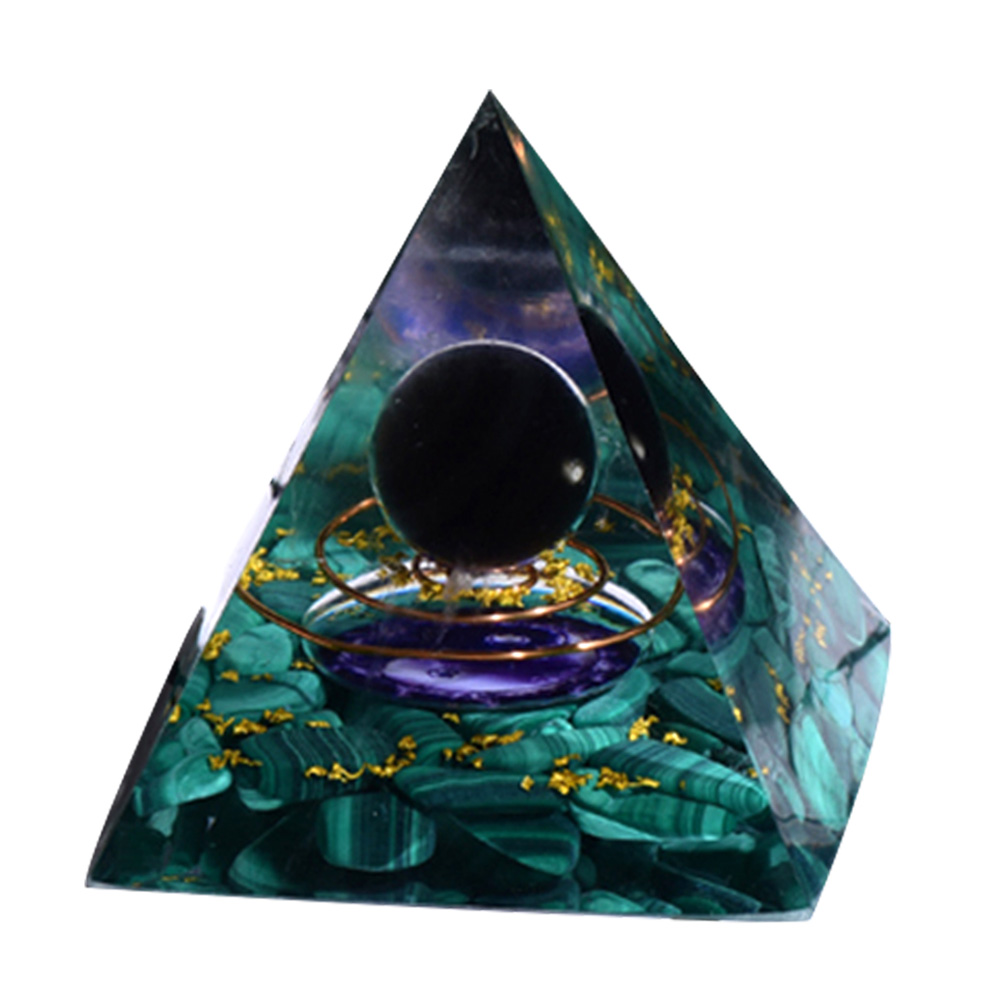

5cm Natural Orgonite Pyramid Chakra, 501 Original
