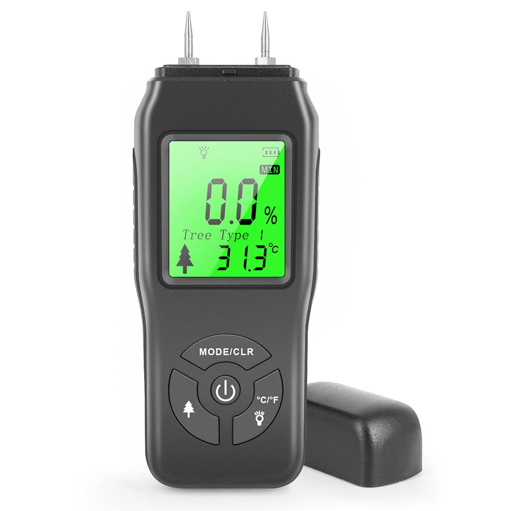 

Portable Wood Moisture Meter Digital LCD Display Paper Humidity Tester, 501 Original