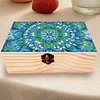 5D DIY Diamond Painting Handmade Wood Storage Box Crystal Storage Case (Mandala)