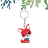 Bead Embroidery - Fox Beaded Counted Cross Stitch Keyring