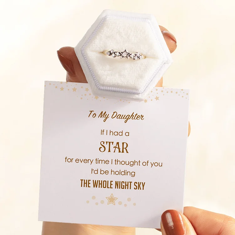 Always Thinking of You Stars ring