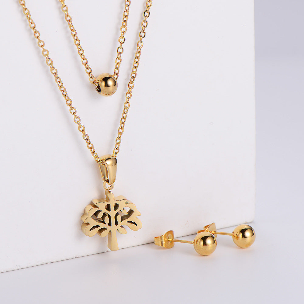 Women Korean Cross Moon Metal Butterfly Flower Chinese Zodiac Animal Stainless Steel Electroplating Pendants